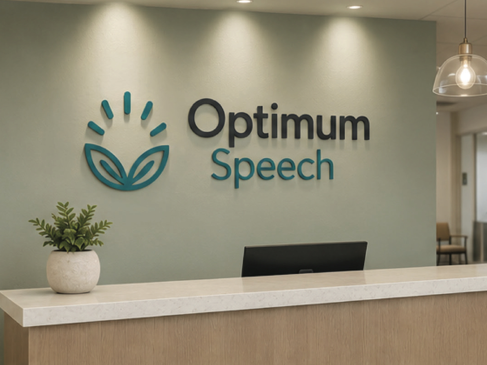 The Optimum Speech office in Apple Valley, CA where children receive speech therapy